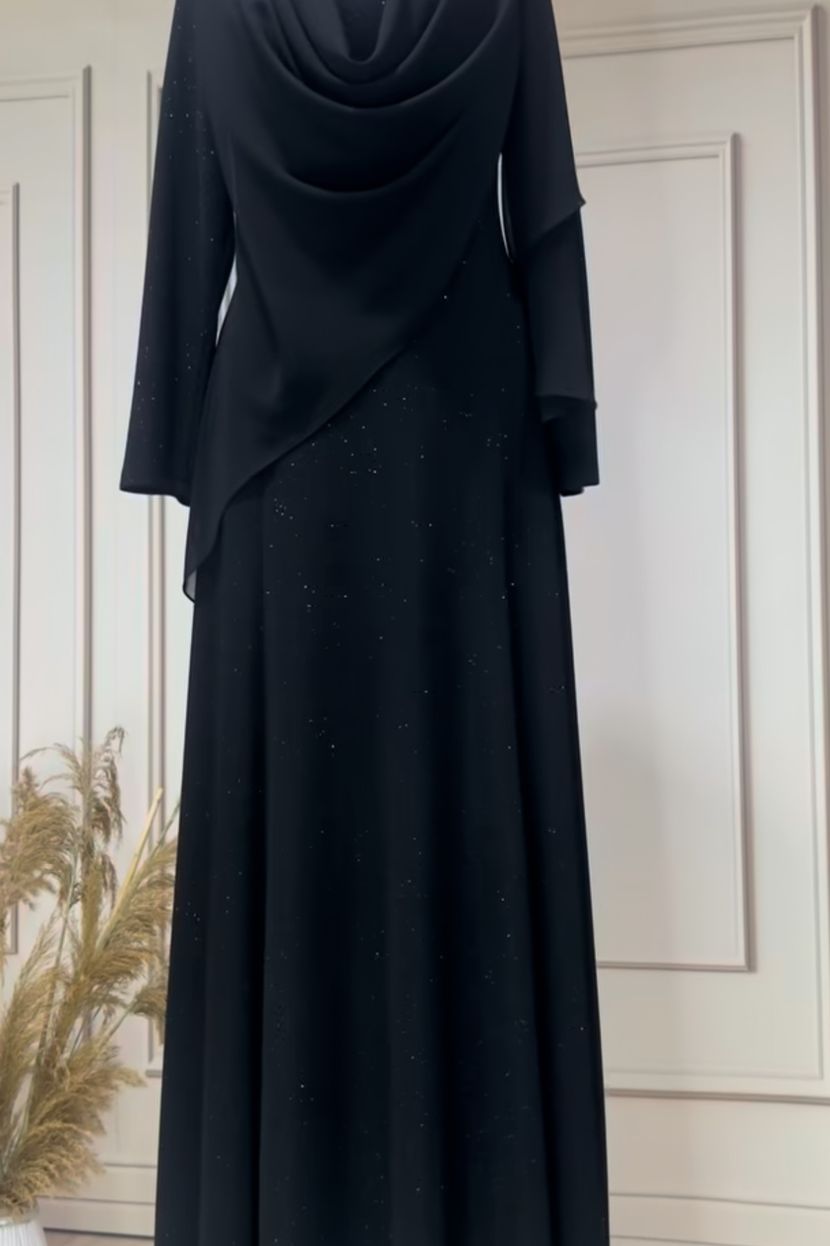 Eflin 5143 simli Abiye - Siyah