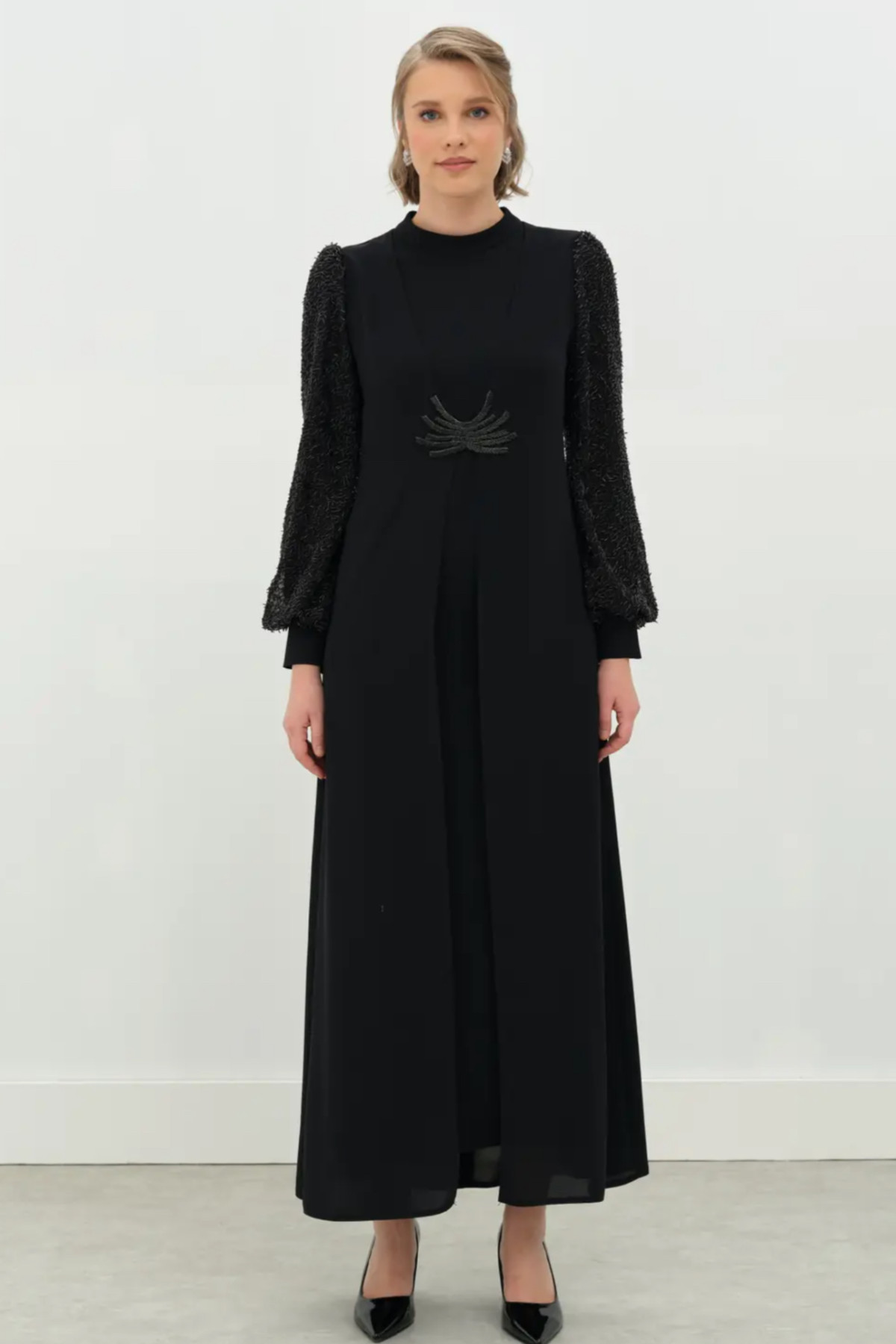 GZ 5099 Elbise - Siyah