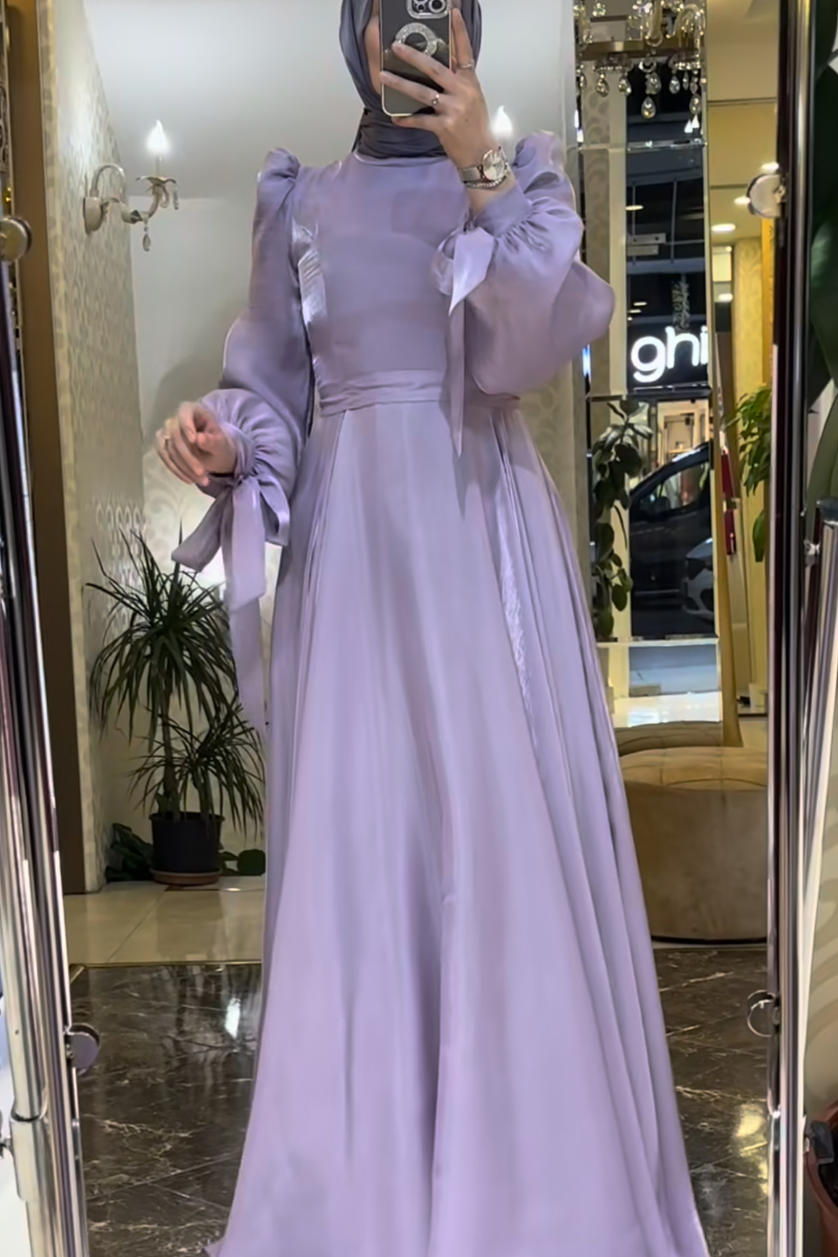 Pırıl Abiye - Lila