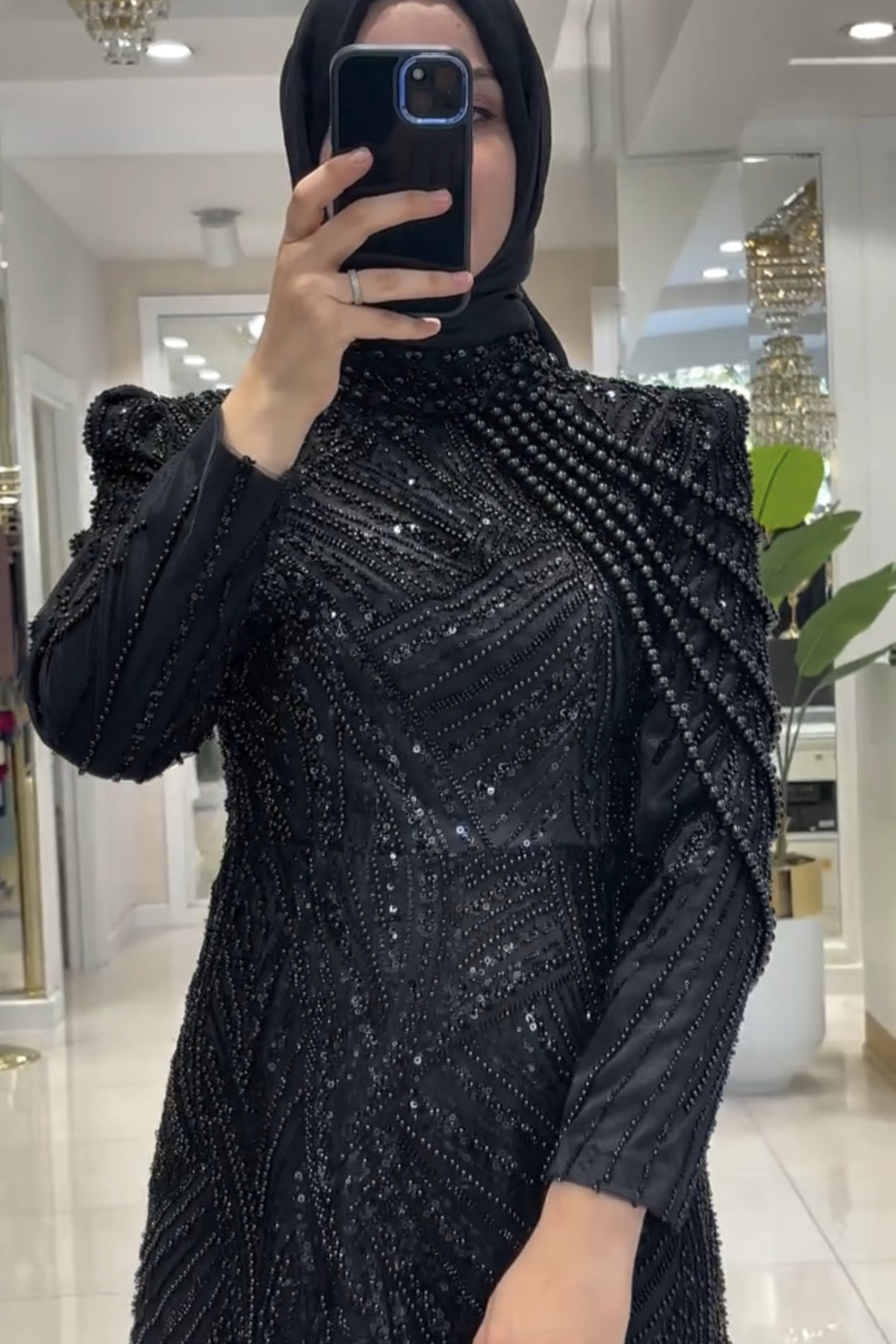 Pınar Şems İncilay Abiye - Siyah